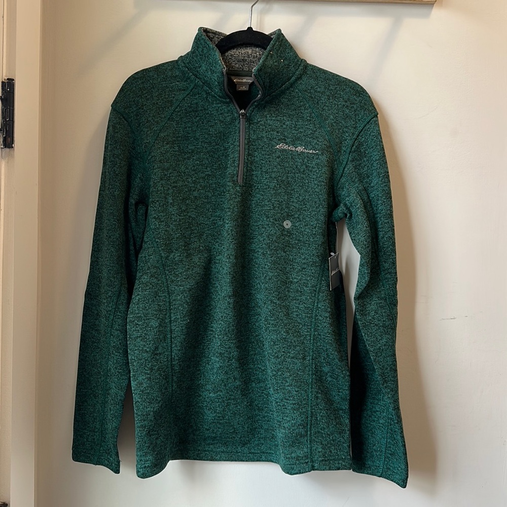 NEVER WORN Eddie Bauer Men’s Radiator Fleece Quarter Zip Up - S